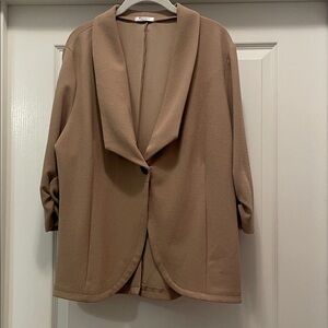 Chic‎ Tan Blazer for Women